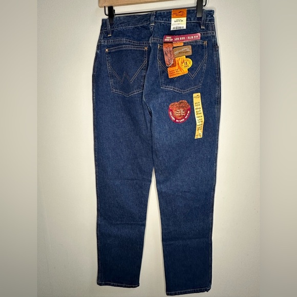 Wrangler Women's Straight Leg Jeans - Dark Blue - Picture 3 of 8